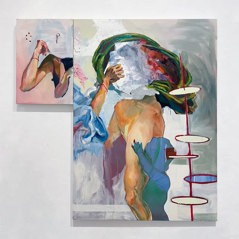 En la otra orilla de la noche, 2025 — Oil, Acrylic, by João Hisse