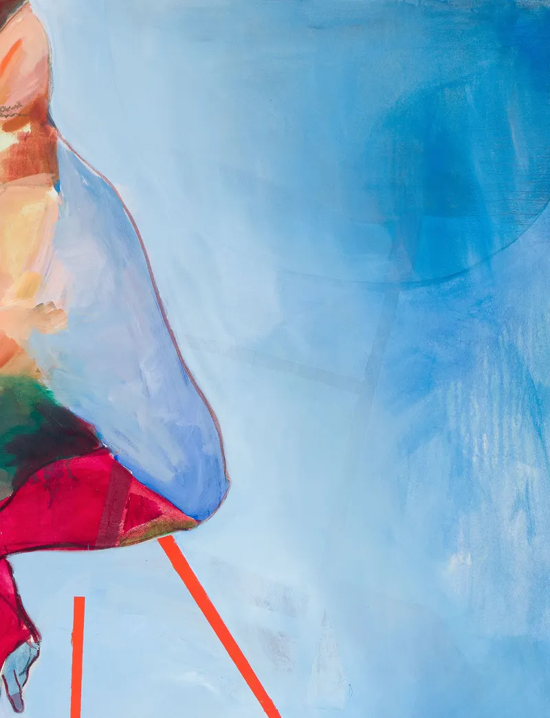 O sol brilhou como devia brilhar, 2026 — Oil, Acrylic, Charcoal, Canvas, by João Hisse — additional view 3