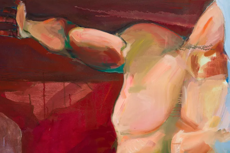 O sol brilhou como devia brilhar, 2026 — Oil, Acrylic, Charcoal, Canvas, by João Hisse — additional view 1