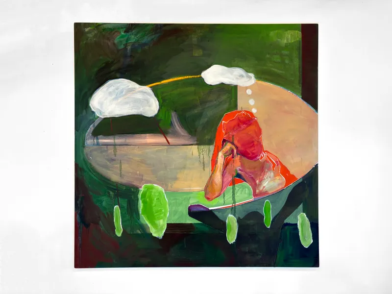 s/título, 2026 — Oil, Acrylic, Charcoal, Canvas, by João Hisse